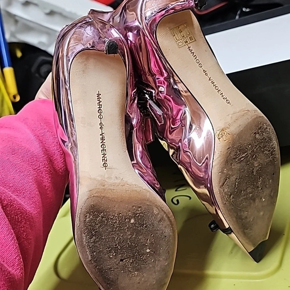 Marco de Vincenzo metallic bow booties 9.5 - Picture 6 of 10